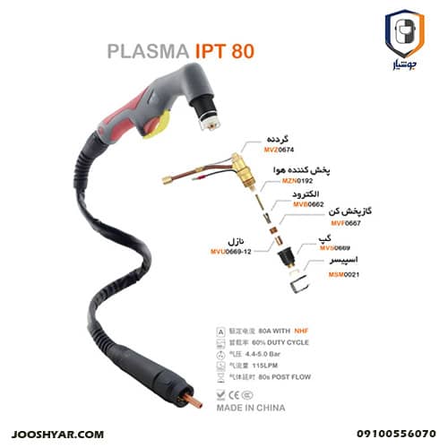 تورچ PLASMA IPT80
